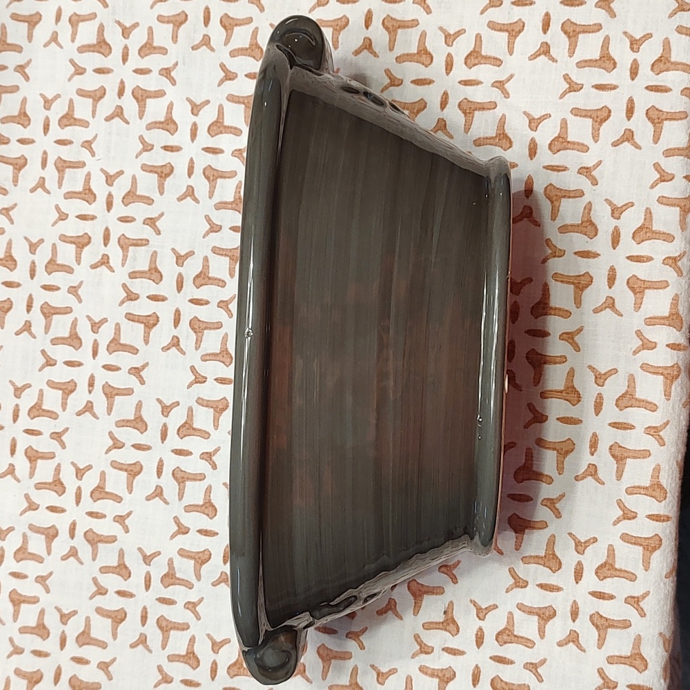Farmhouse decor bowl 6"wide x 12long